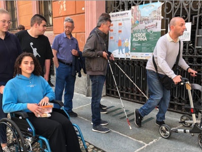 A lezione contro le barriere architettoniche