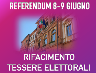 Referendum, rifacimento tessere elettorali